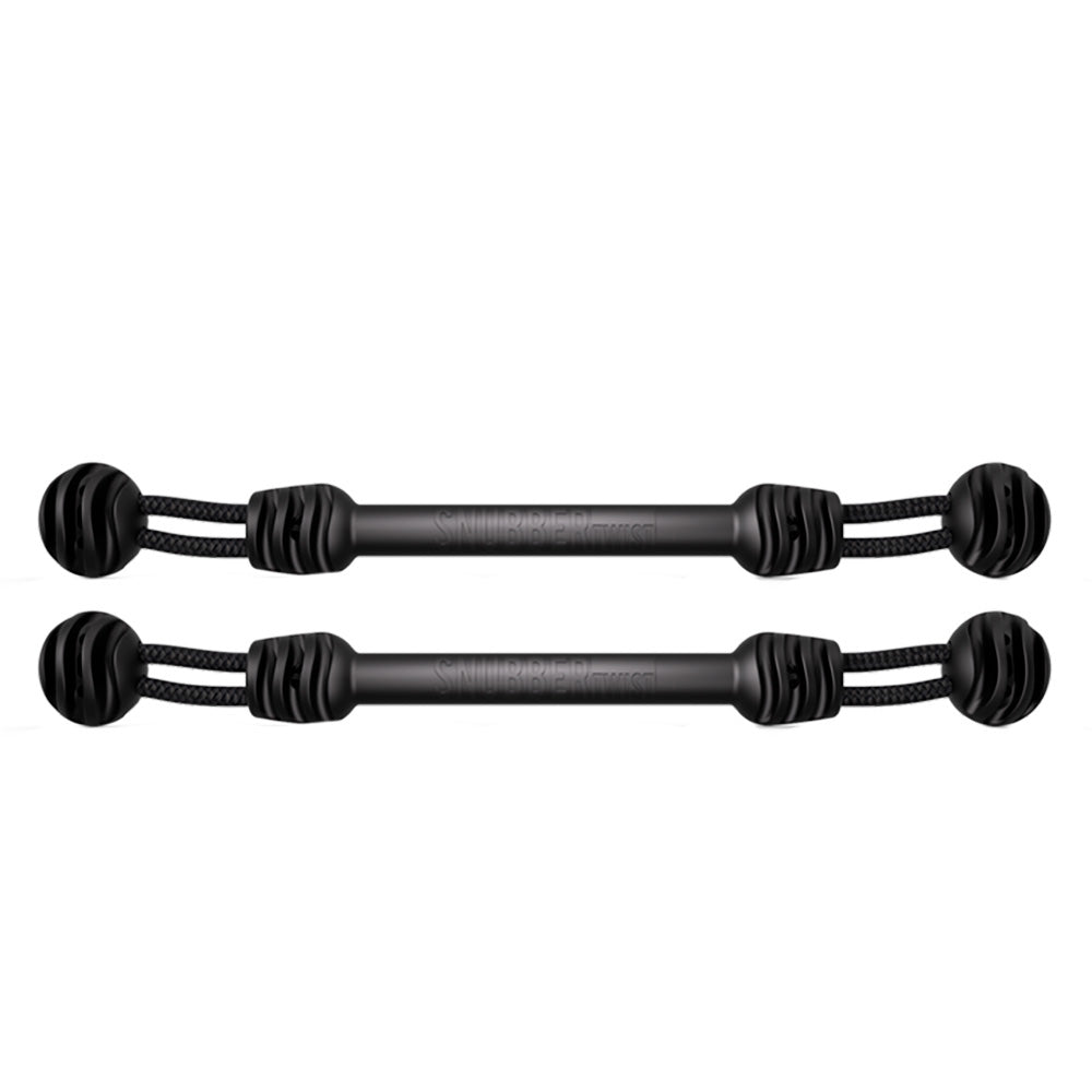 Snubber TWIST - Tar Black - Pair [S51112]