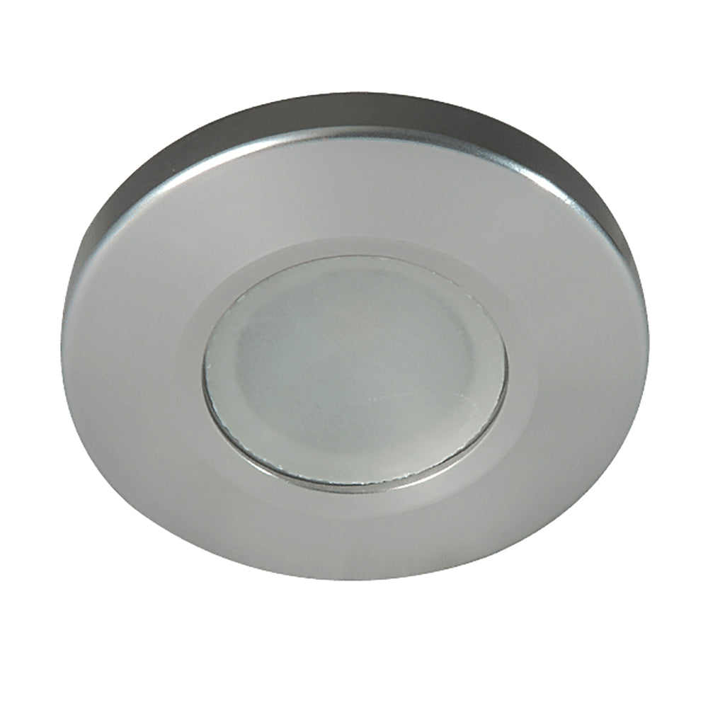 Lumitec Orbit - Flush Mount Down Light - Brushed Finish - 2-Color White/Blue Dimming [112501]