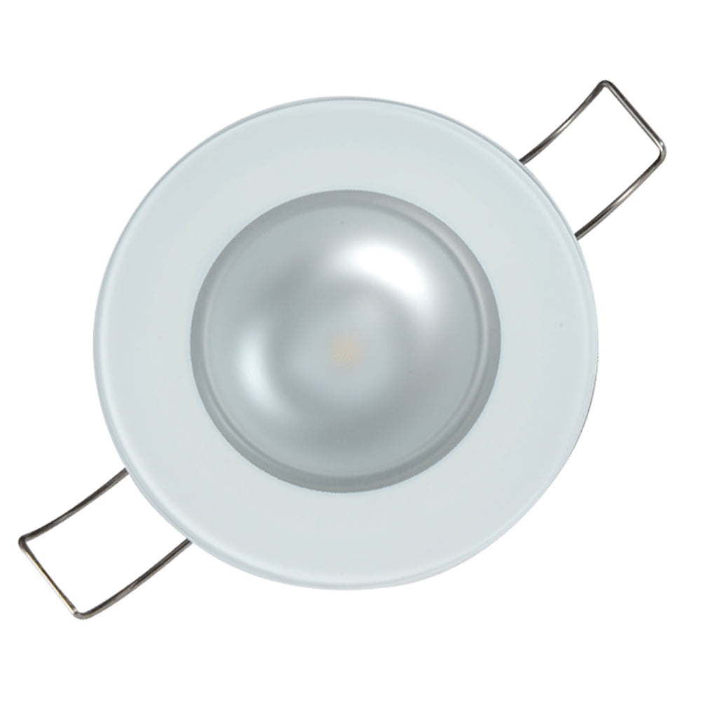 Lumitec Mirage - Flush Mount Down Light - Glass Finish/No Bezel - White Non-Dimming [113193]