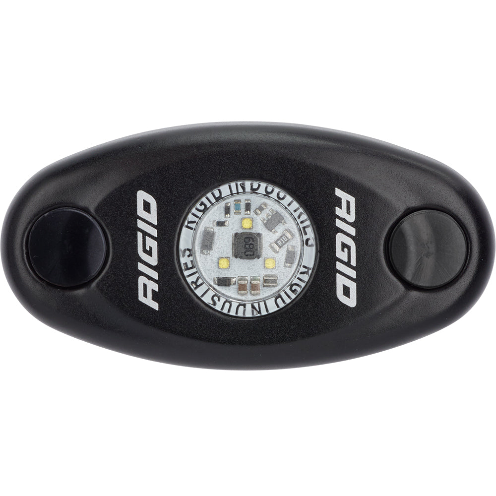 RIGID Industries A-Series Black Low Power LED Light - Single - Blue [480053]
