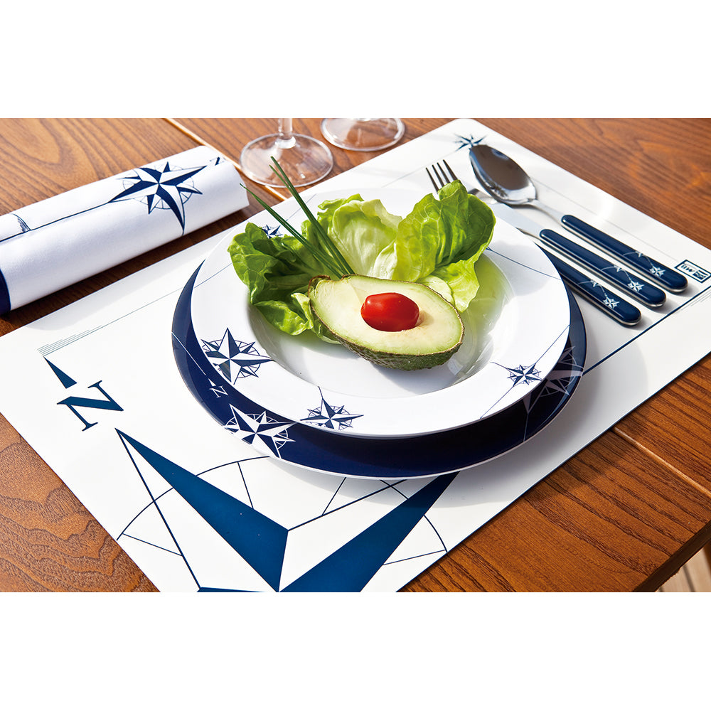 Marine Business Melamine Deep, Round Soup Plate - NORTHWIND - 8.8" Set of 6 [15002C]