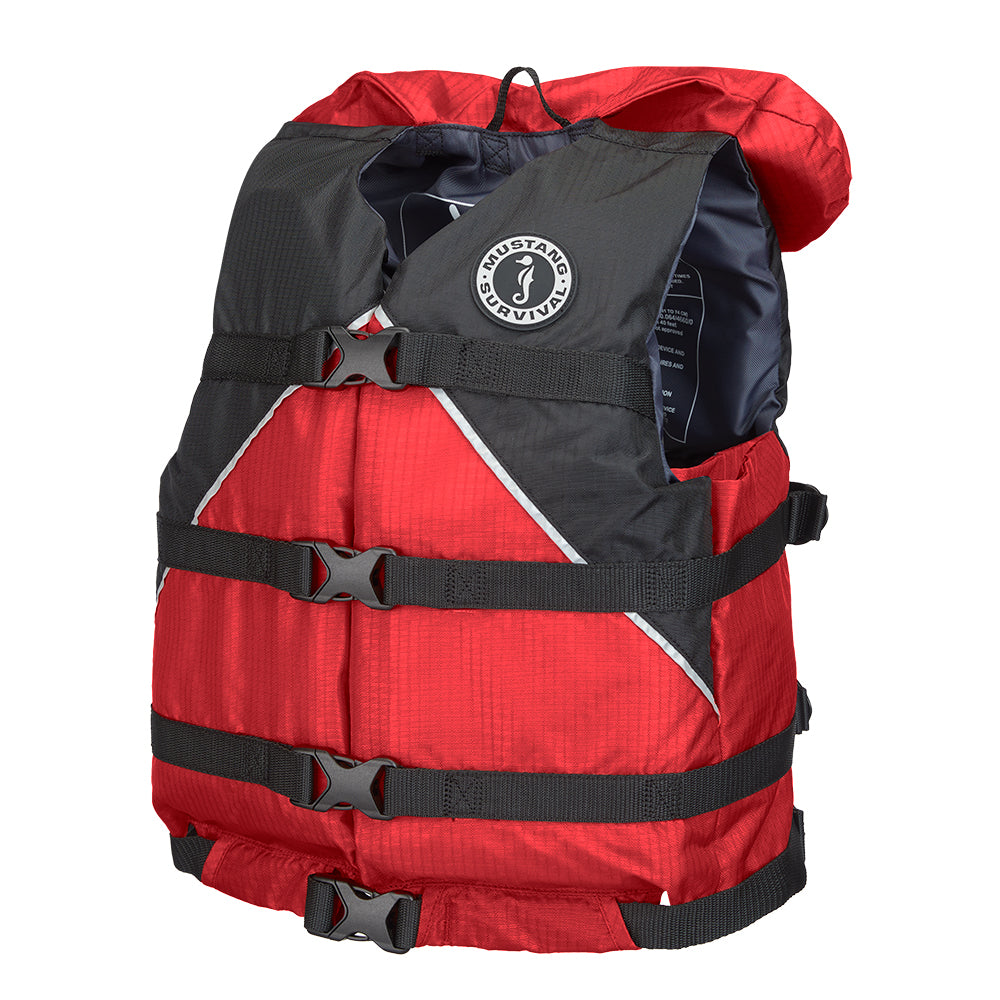 Mustang Canyon V Foam Vest - Universal Youth - Red/Black [MV9070-123-0-253]