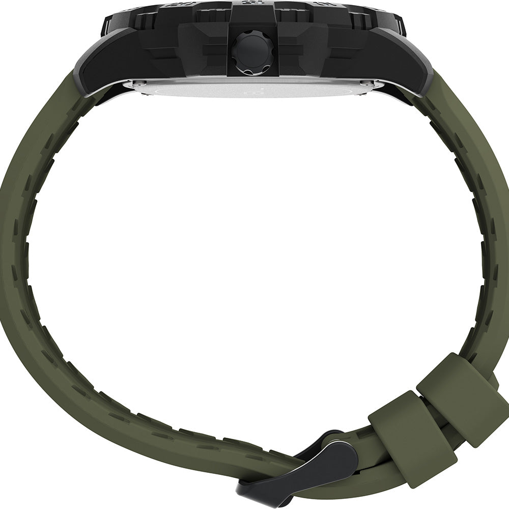 Timex Expedition Gallatin - Green Dial  Green Silicone Strap [TW4B25400]