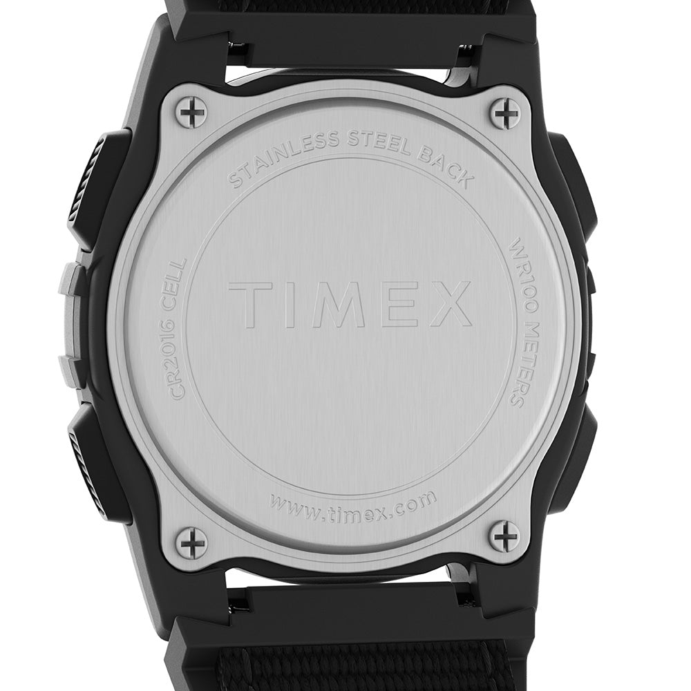 Timex Expedition CAT Midsize Black Resin Case - Black Fabric Strap [TW4B28000]